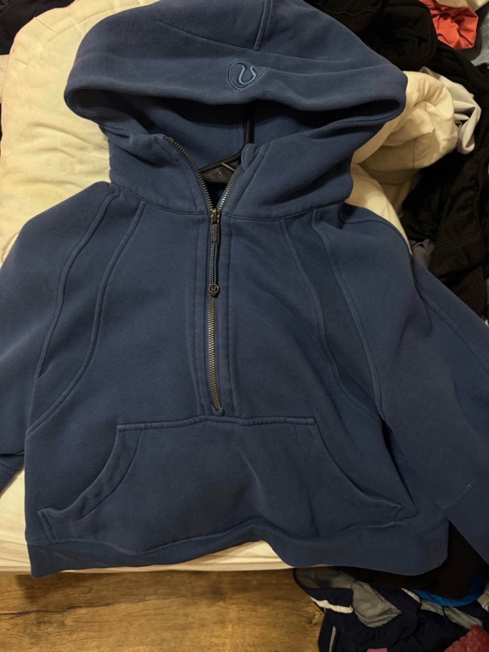 lululemon athletica Navy Half-Zip Pullover Jacket - Picture 2 of 2